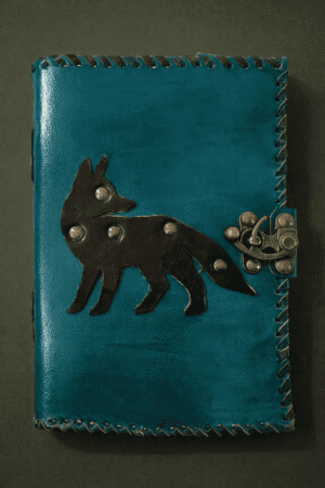 Fox Patch Leather Journal