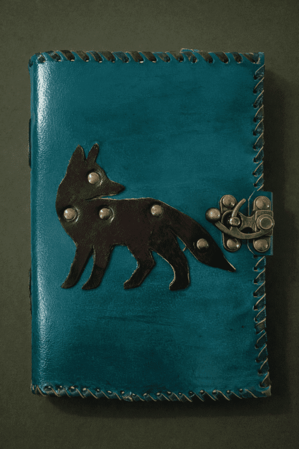 Fox Patch Leather Journal