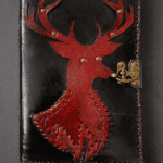 Deer Patch Leather Journal