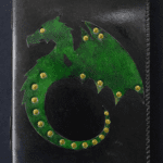 Dragon Patch Green Leather Journal