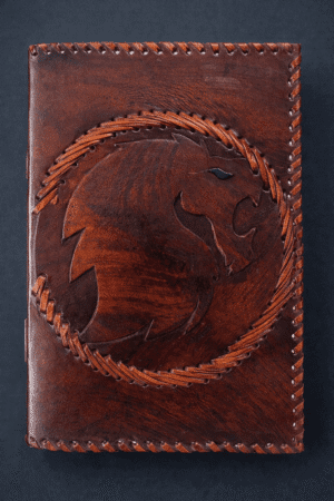 Dragon Patch Leather Journal