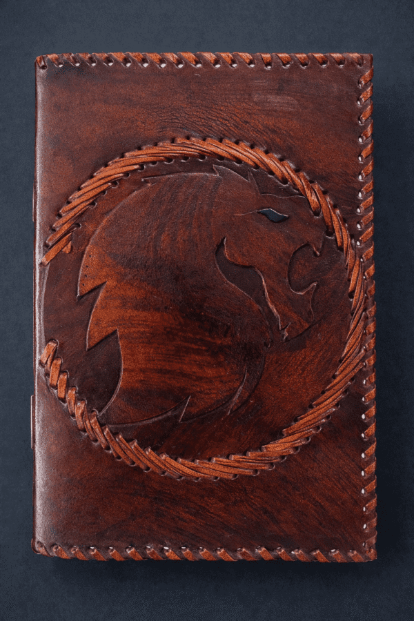 Dragon Patch Leather Journal