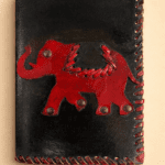 Elephant Patch Leather Journal