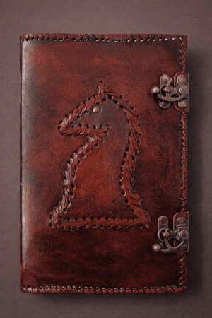 Horse Patch Leather Journal