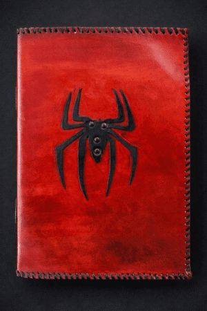 Spider Patch Leather Journal