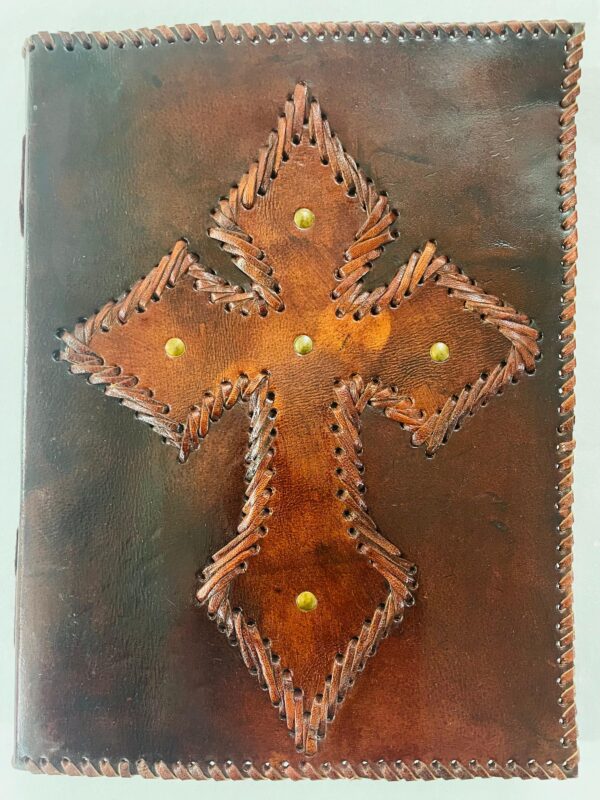Celtic Cross Patch Leather Journal.jpeg