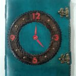 Clock Patch Leather Journal