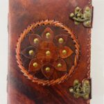 Flower Patch Leather Journal