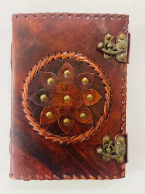 Flower Patch Leather Journal